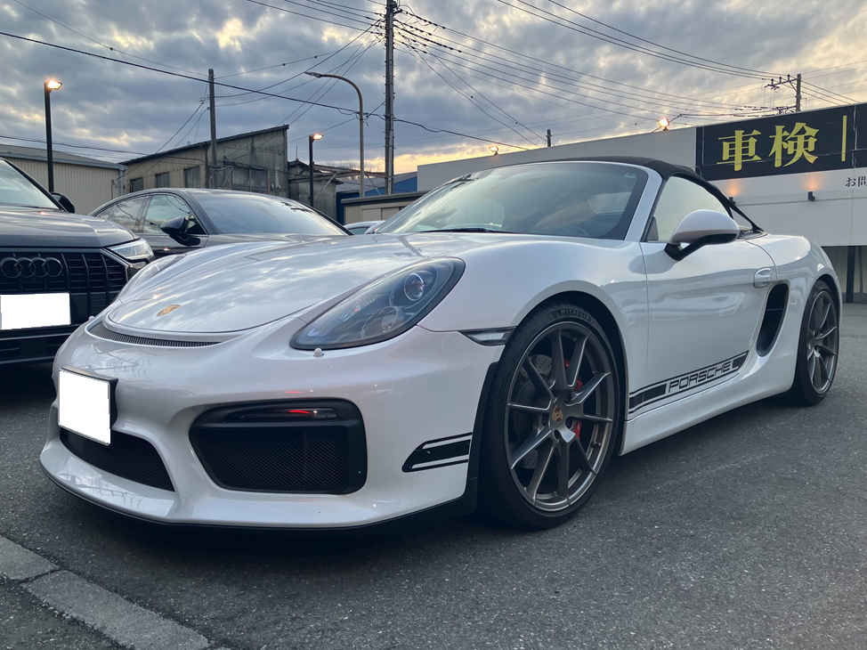 ポルシェ　981ボクスタースパイダー